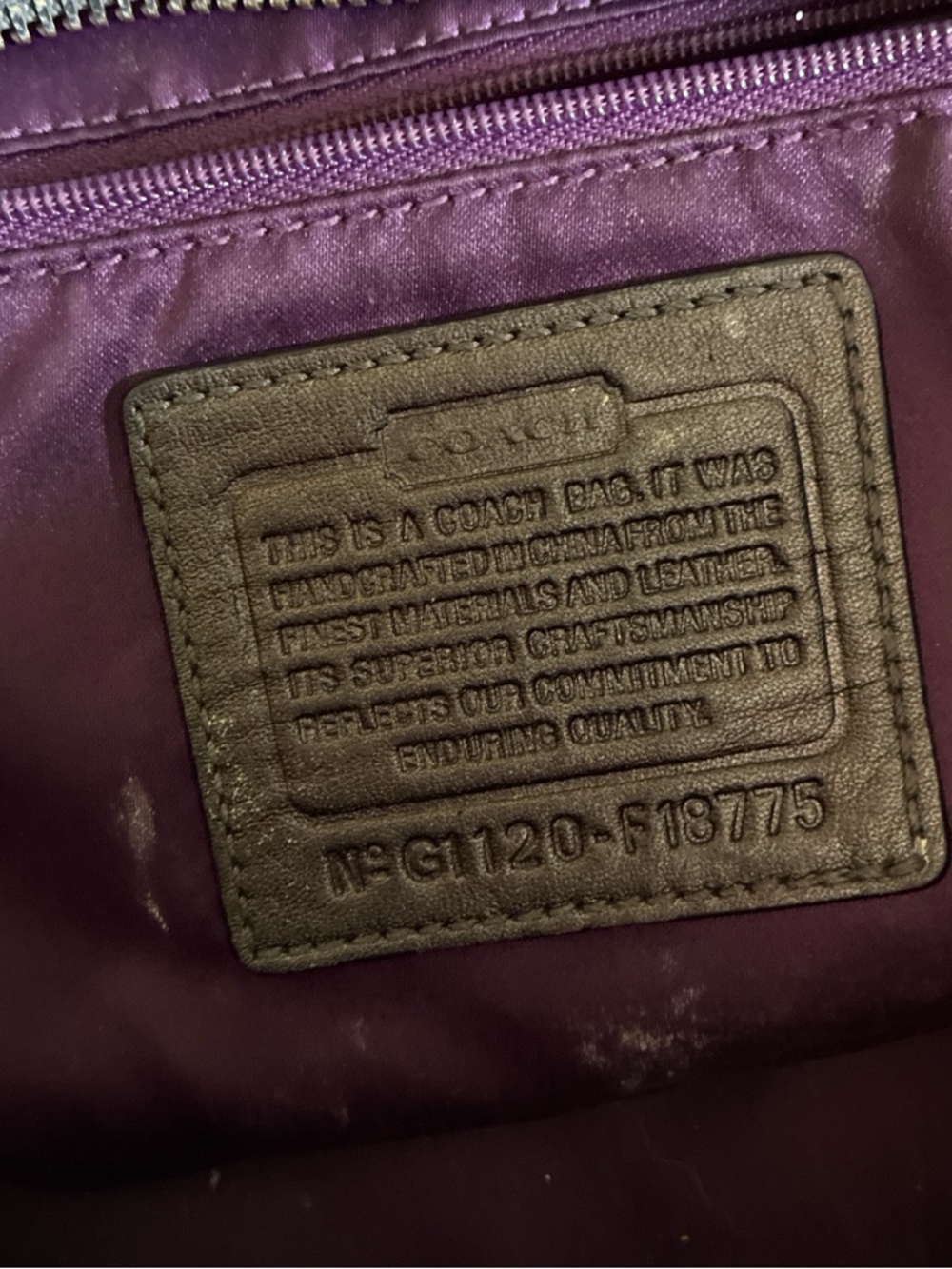 Coach Black Signature Jacquard Satchel with Leather Trim - Picture 5 of 5